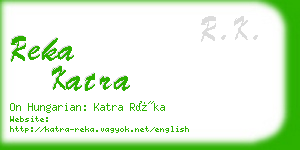 reka katra business card
